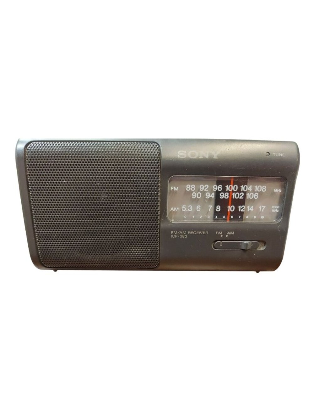 Vintage Sony ICF-380 FM/AM Portable Radio - TESTED 1540